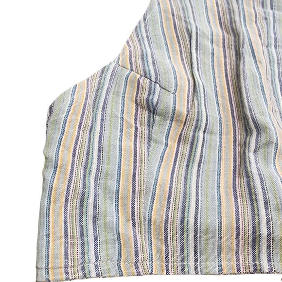 Earthbound Striped Halter Top S Open Tie Back Festival NWT - Picture 3 of 5